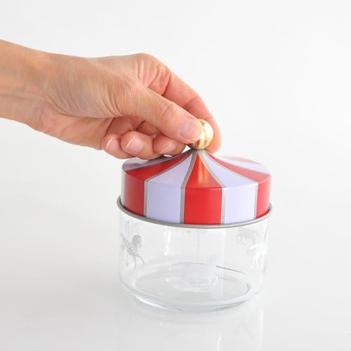 Circus MW30/50 Design-Vorratsglas mit Deckel, 10.50 x 10.50 x cm