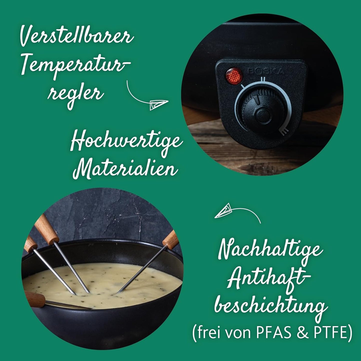 Fondueset mit Temperaturregler, Party