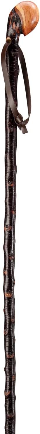 Wanderstock mit Lederschlaufe, 105 cm (1er Pack)