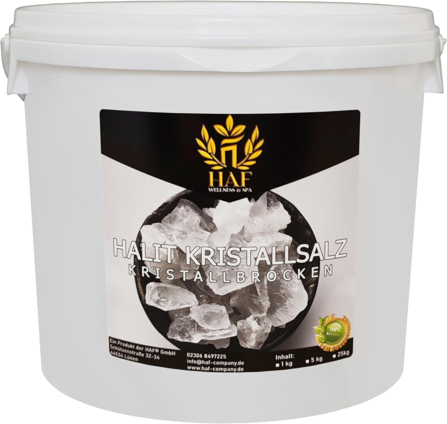 Halit Steinsalzbrocken naturbelassen, 5 kg, 1 x 5 kg