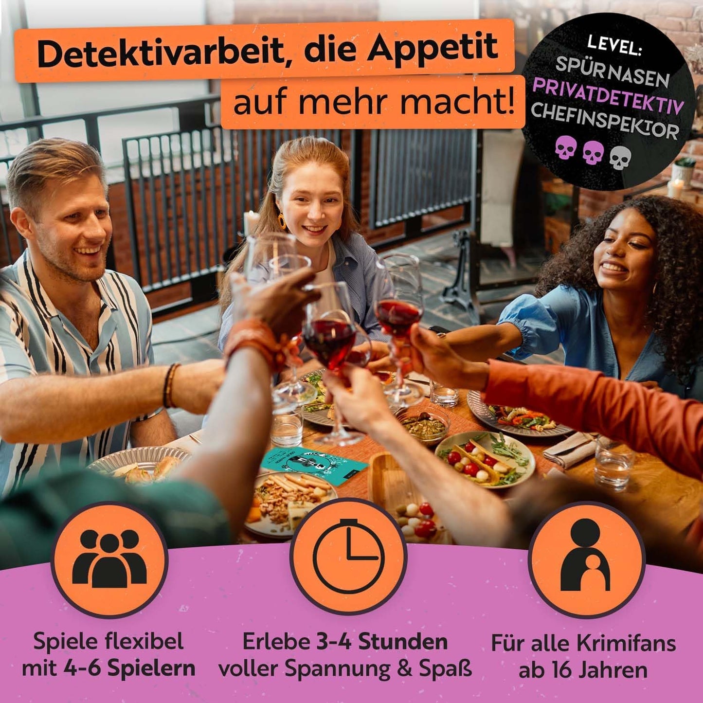 Maskenmord am Eiffelturm - Krimidinner, Maskenmord am Eiffelturm