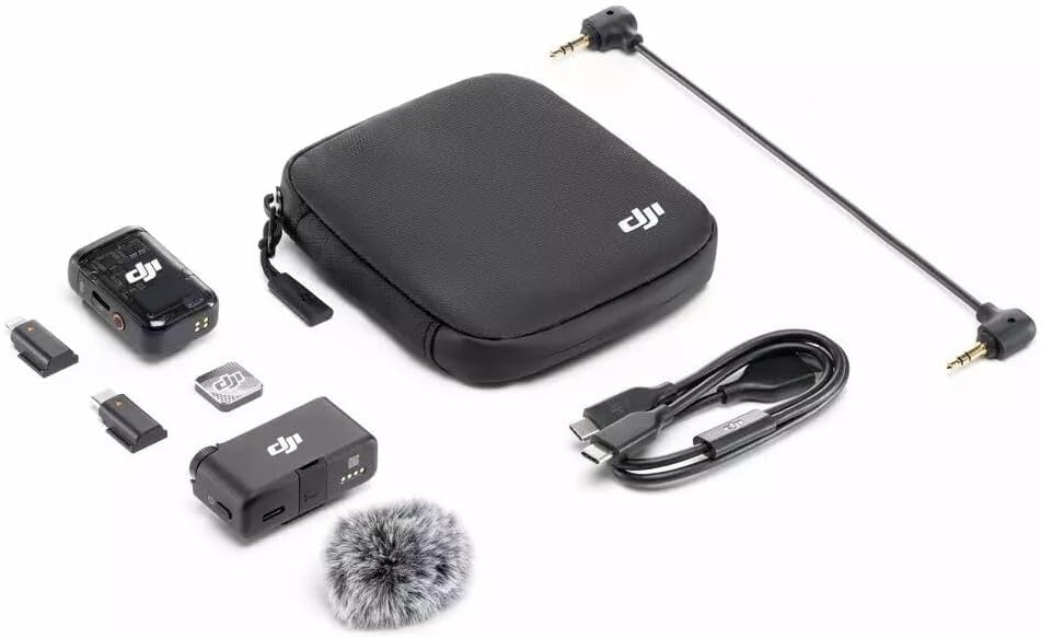 Mic 2 (1 Sender + 1 Empfänger) mit Rauschunterdrückung, DJI Mic 2 (1 Sender + 1 Empfänger)