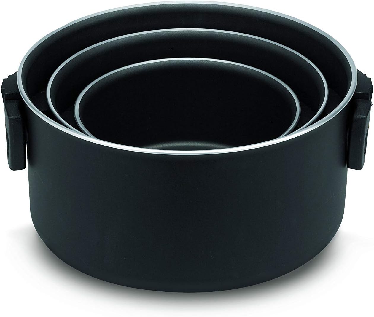 Click + Cook Kochtopfset 3-teilig mit Deckel
