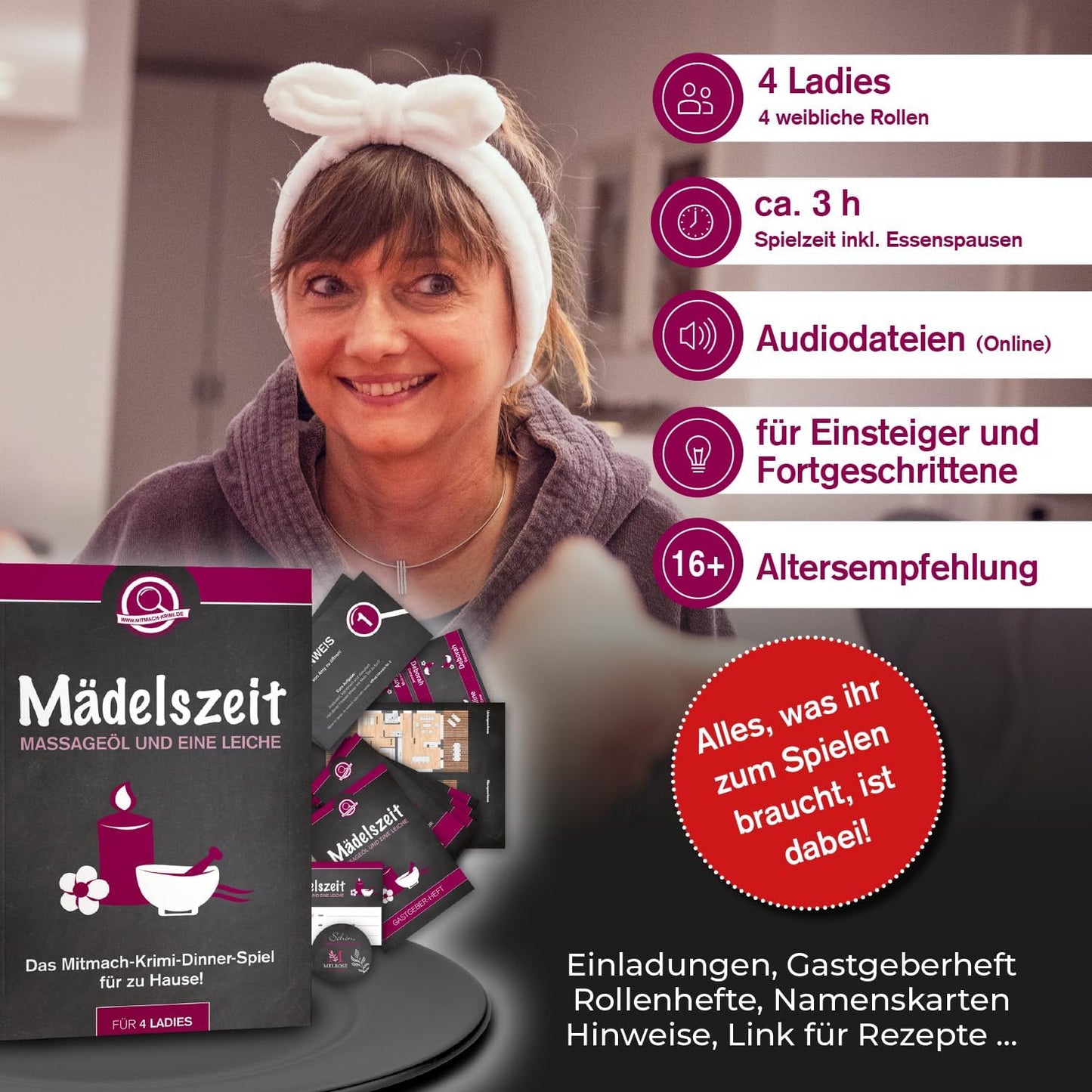 Massageöl und eine Leiche - Krimidinner