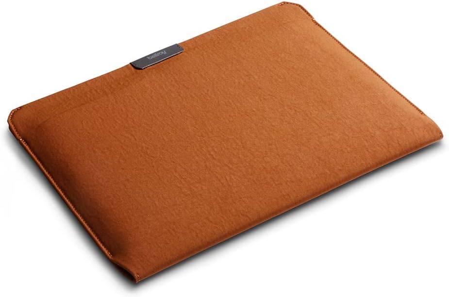 Laptop Sleeve mit Magnetverschluss, Bronze