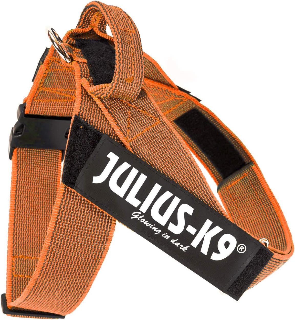 IDC Color & Gray - Beltgeschirr für Hunde, orange-grau / XL / Grösse, 2