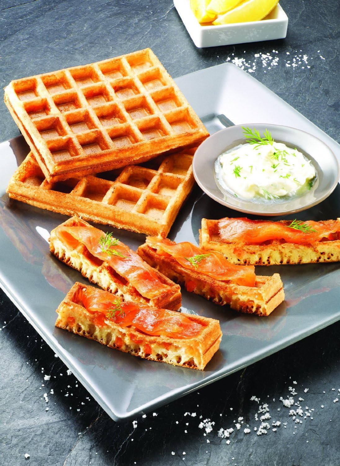 Waffelplatten-Set, Modern