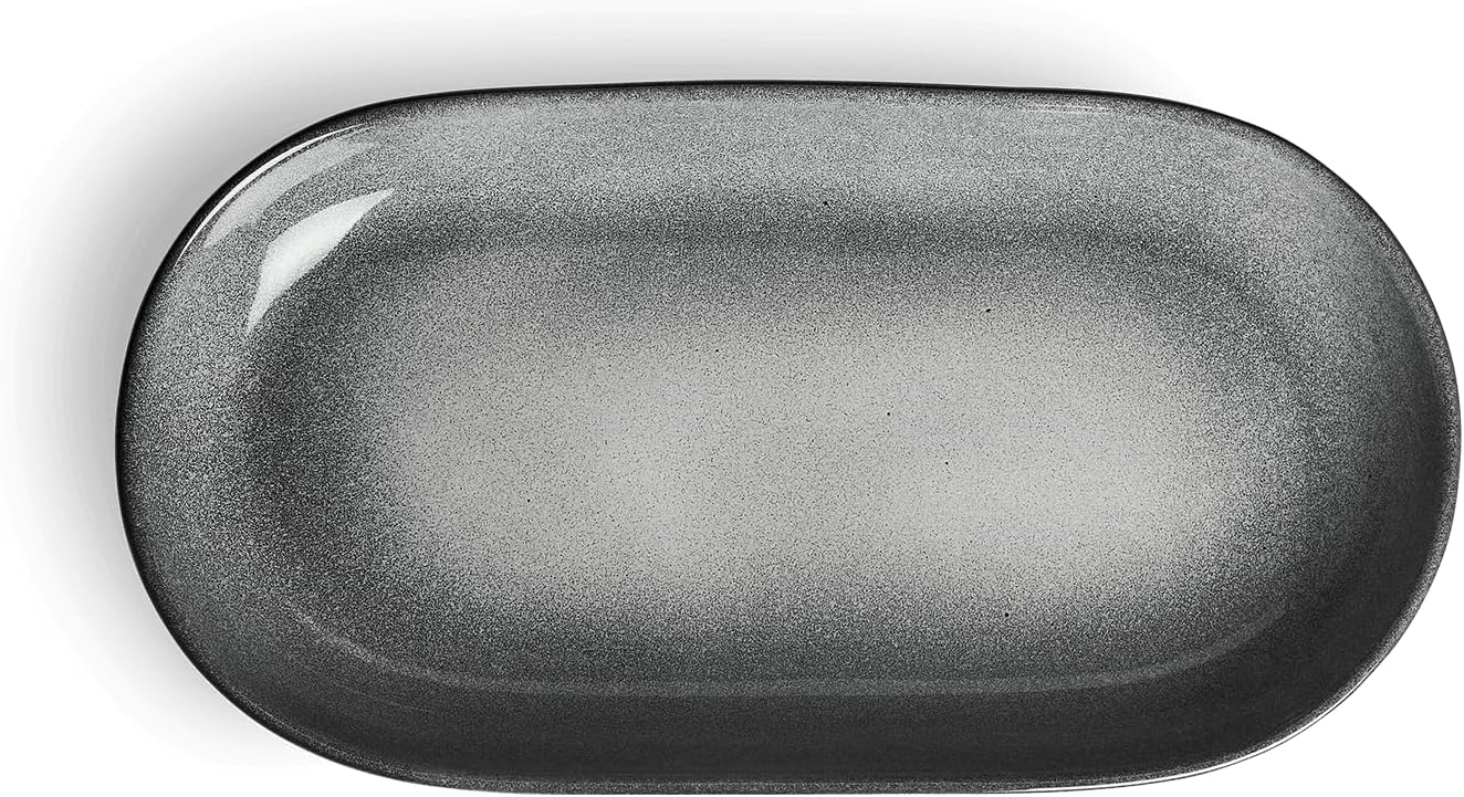 Servierplatte aus Steingut, Servierplatte L