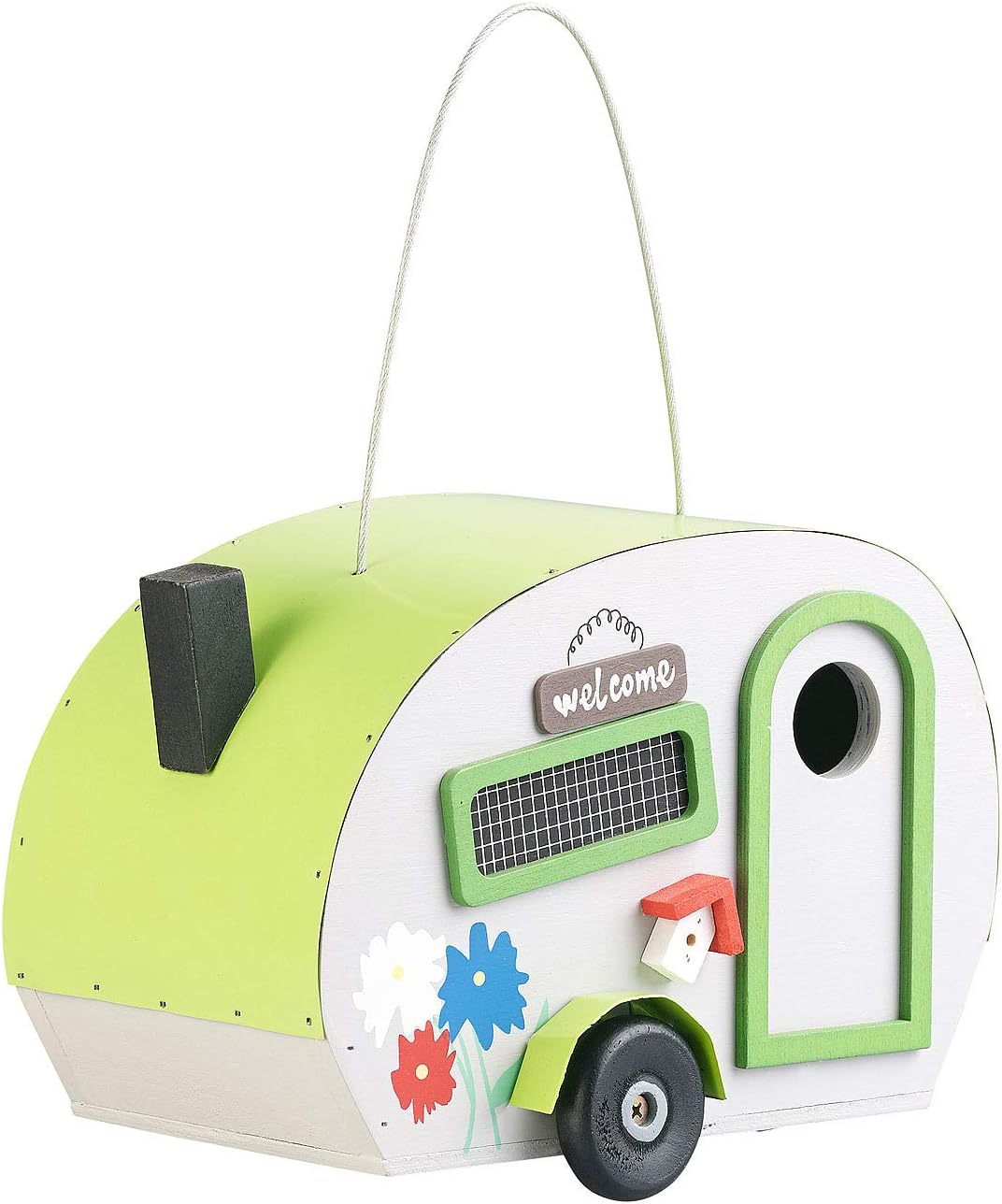 Nistkasten im Wohnwagen-Design