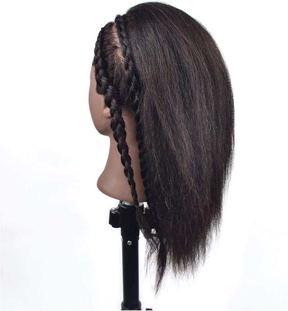 Afro-Mannequin-Kopf, Natürliches Schwarz