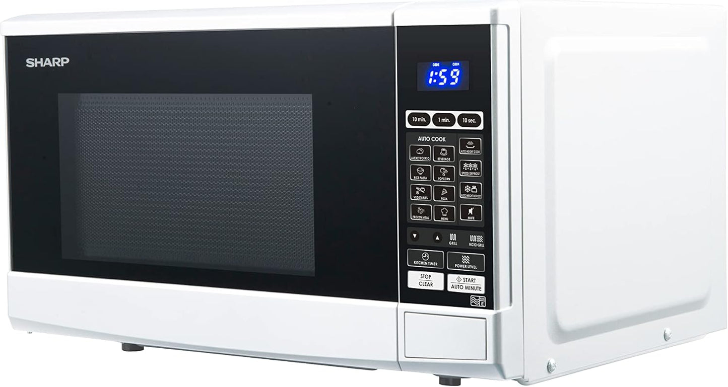 2in1 Mikrowelle mit Grill R670W, Weiß