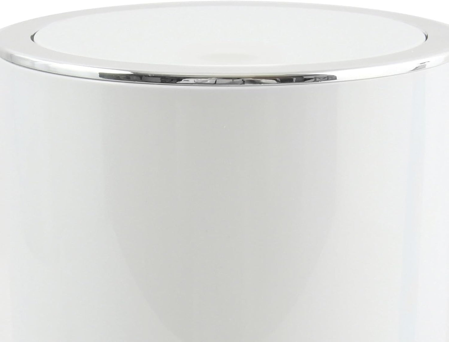 Kosmetikeimer Aspen mit Schwingdeckel, Weiß