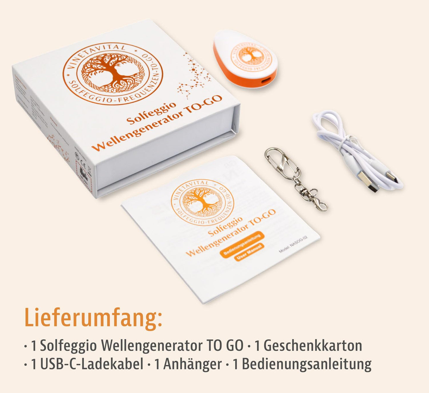 Solfeggio Wellengenerator To-Go mit 7 Frequenzen