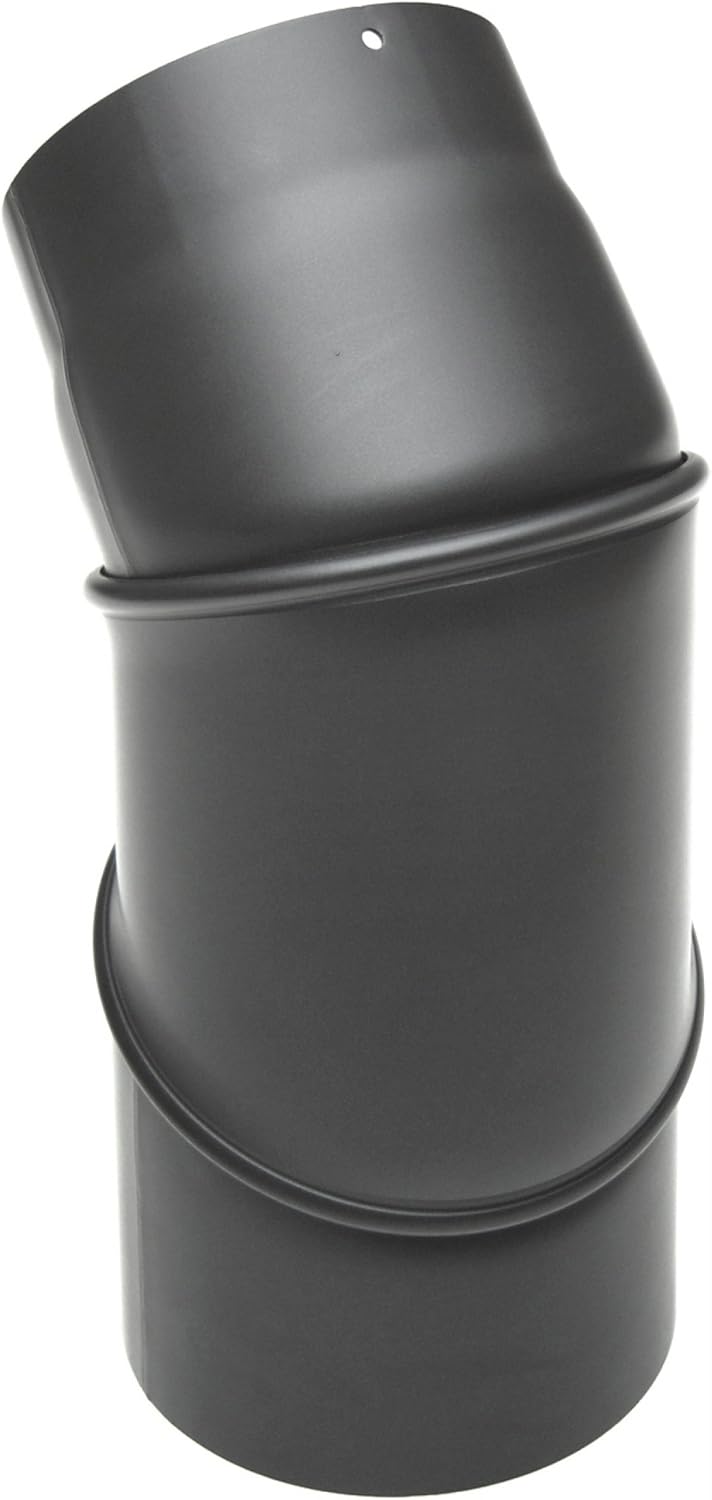 Rauchrohrbogen drehbar 0-90° (3-teilig, Ø 120 mm), 120 Gussgrau