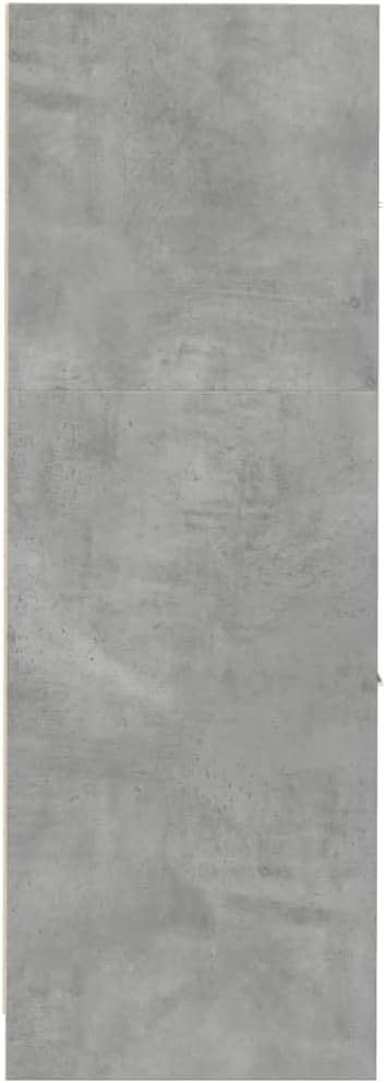 Apothekerschrank mit Ausziehfächern 30x41x118 cm, Betongrau 30 x 41 x 118 cm