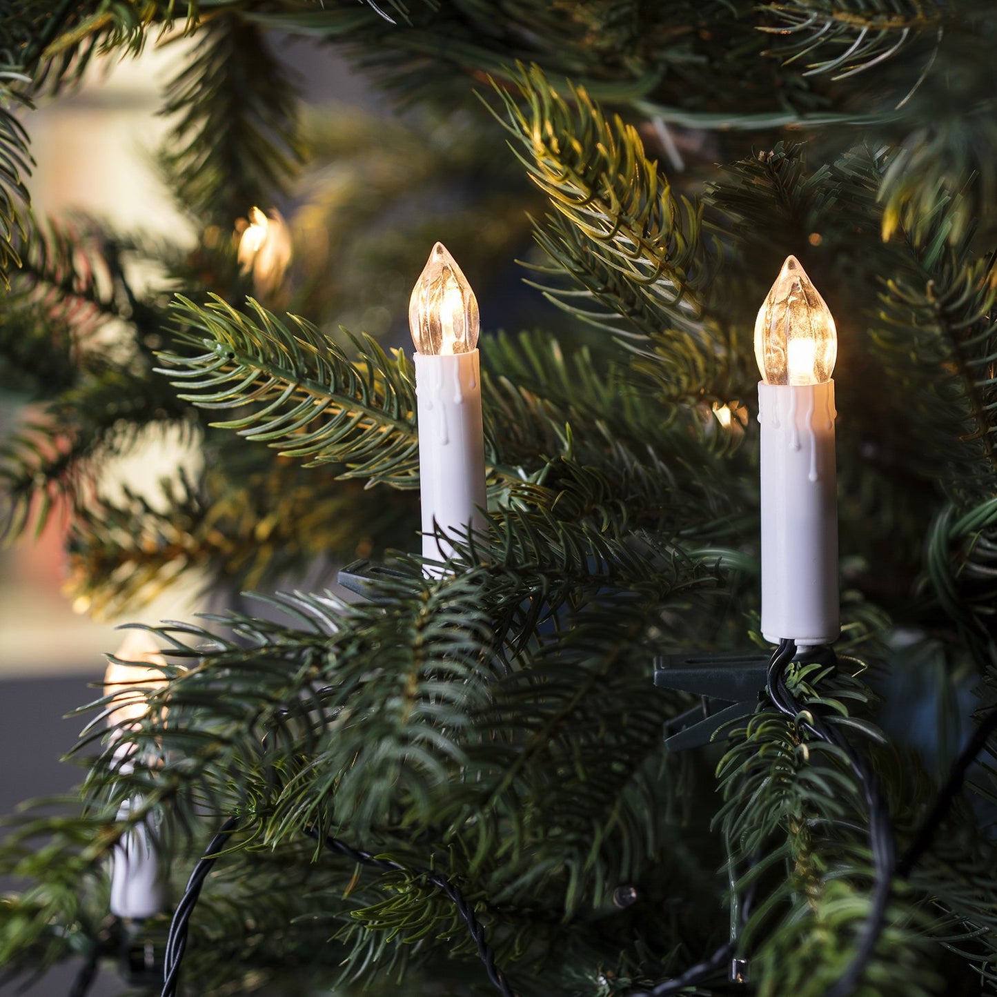 20er-Set LED Weihnachtsbaumkerzen, erweiterbar