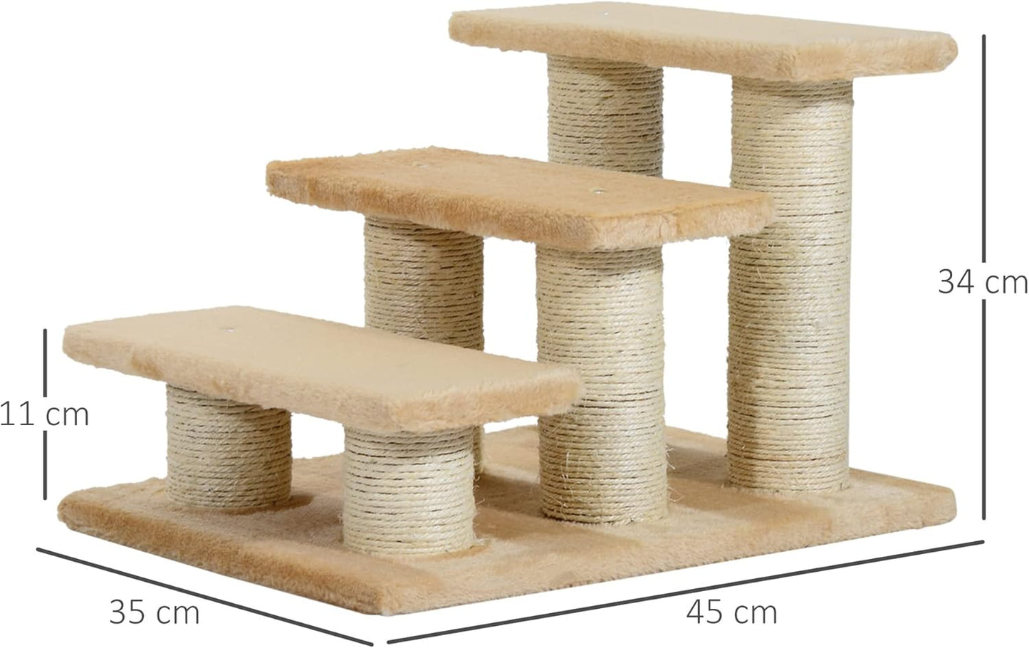 Katzentreppe mit 3 Stufen