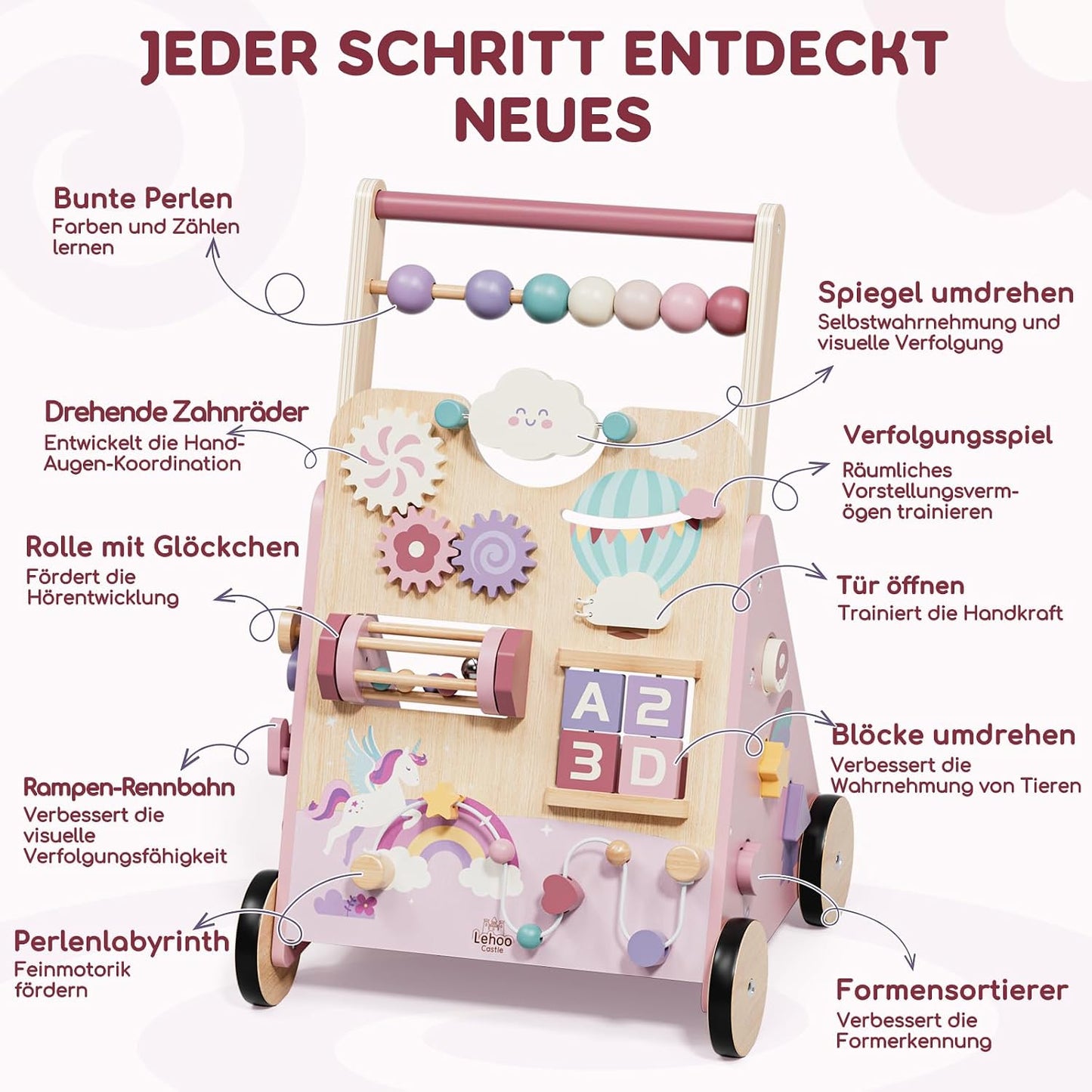 Einhorn-Laufwagen