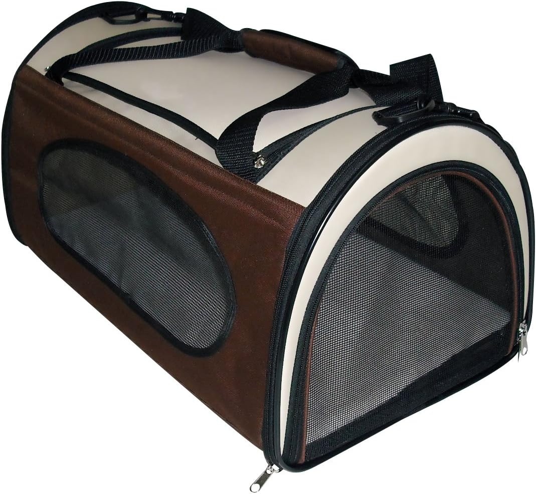 Tragehundehütte, Beige,Braun L 37 x B 23 x H 29 cm