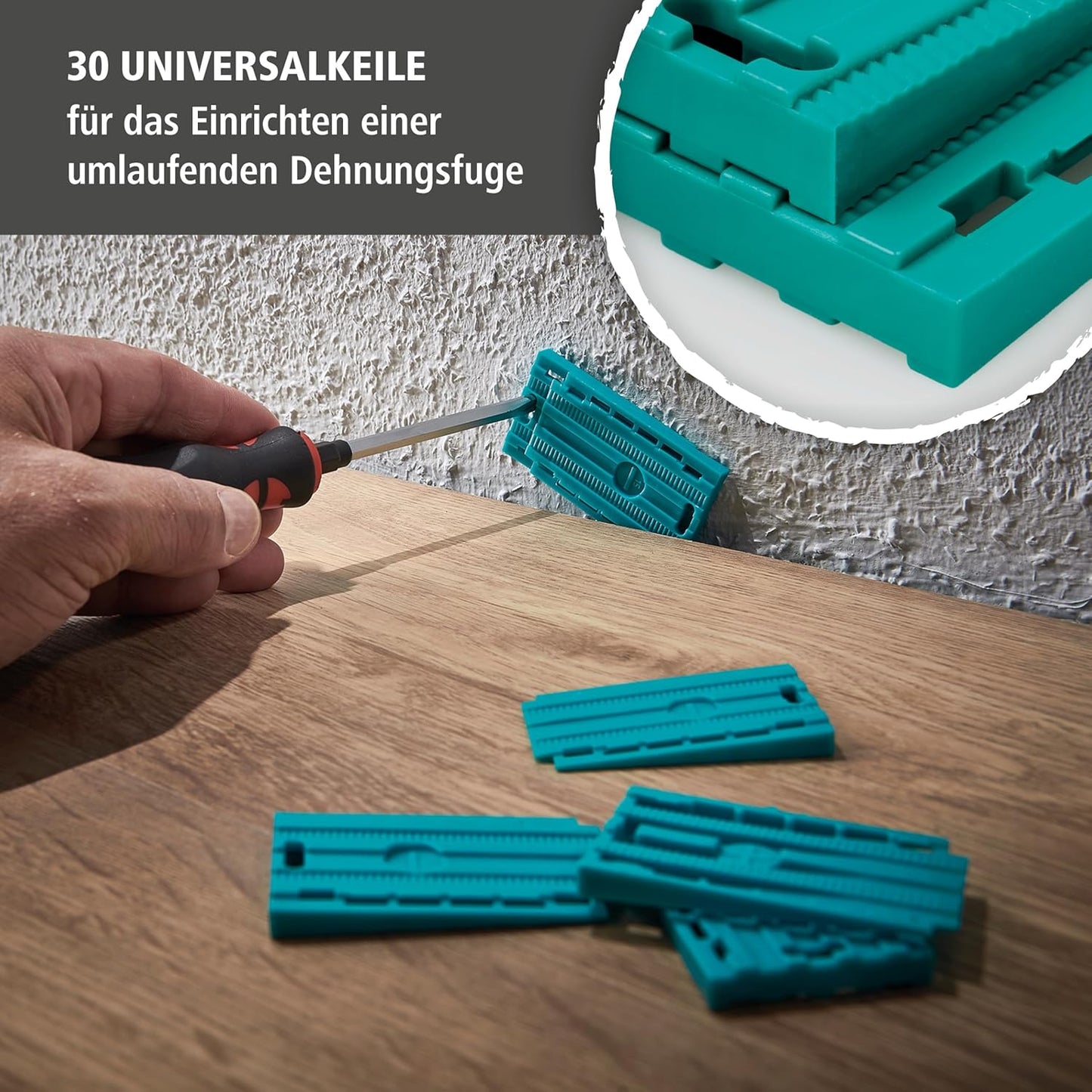 Laminat-/Designboden Verlege Set, Geling-Set
