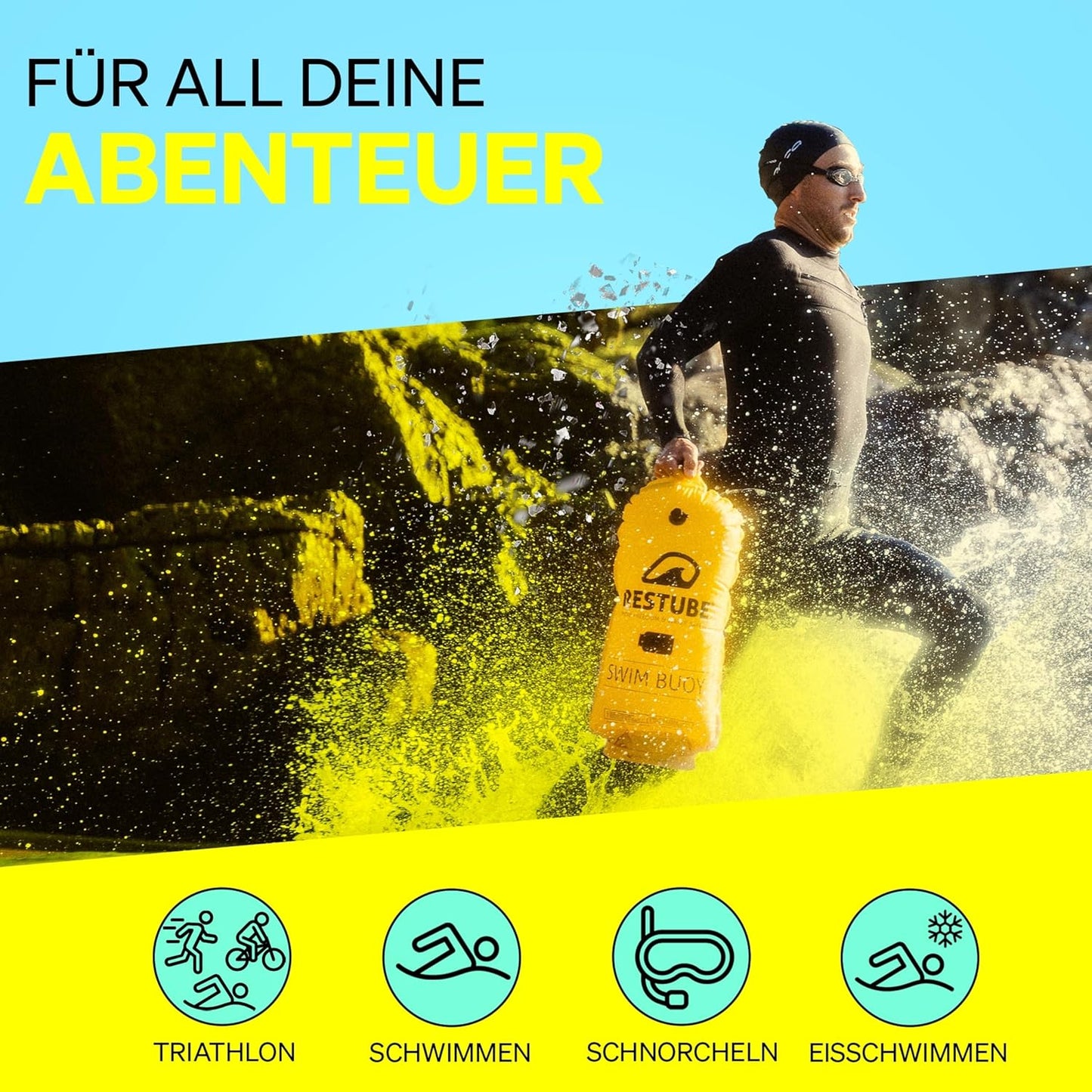 Aufblasbare Schwimmboje Classic, CLASSIC