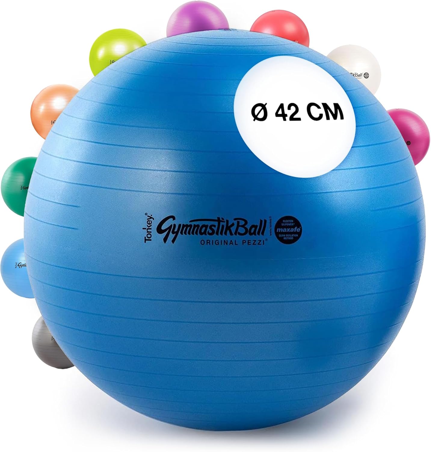 Gymnastikball Maxafe, 42cm Blau