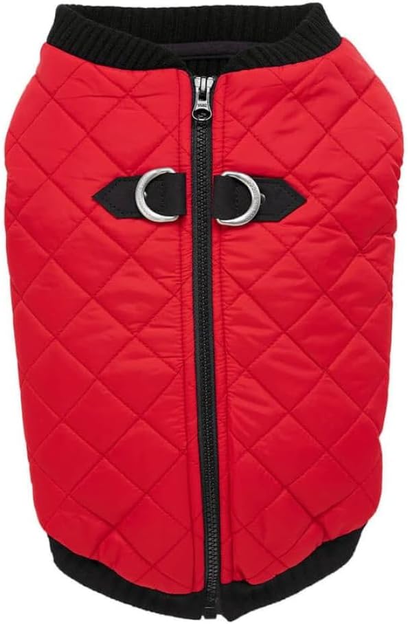 Hundebomberweste, X-Large chest (~19.5") rot