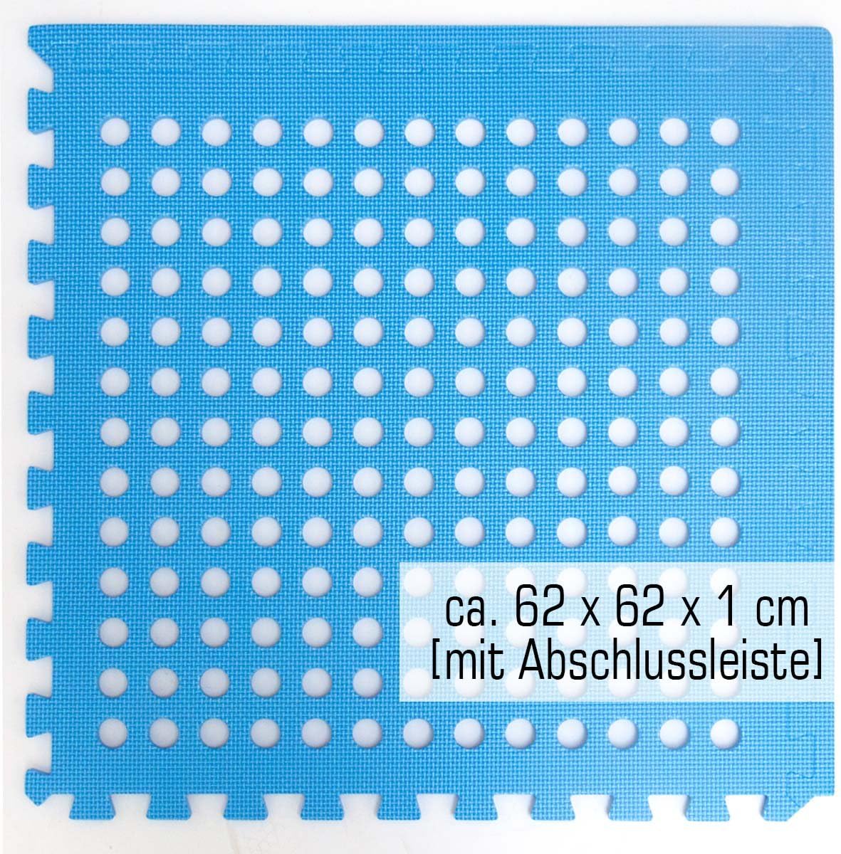 Poolunterlage, Blau 62cm
