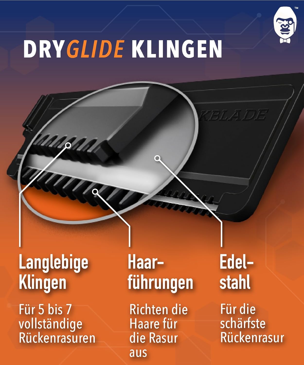 6 x Ersatzklingen für 2.0 Elite-Rasierer, 6 Stück (1er Pack)