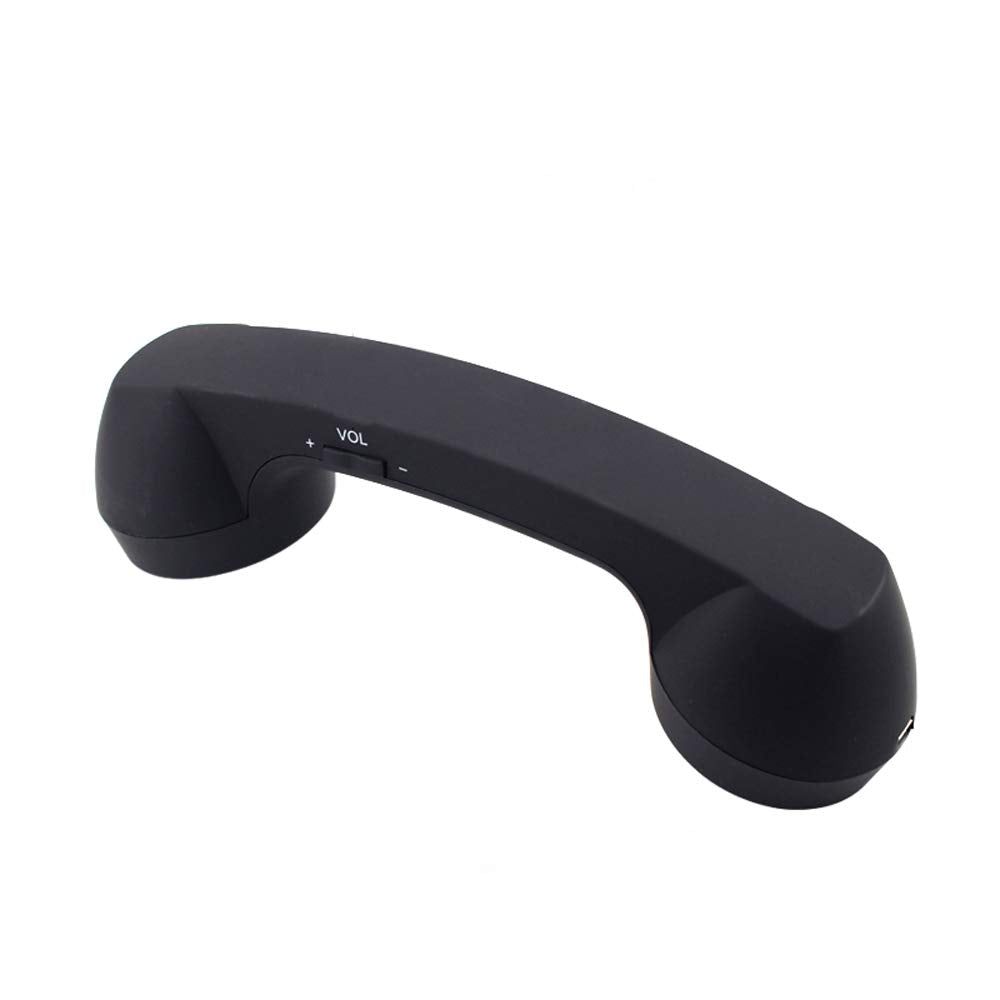 Retro-Telefonhörer für Smartphones, Schwarz