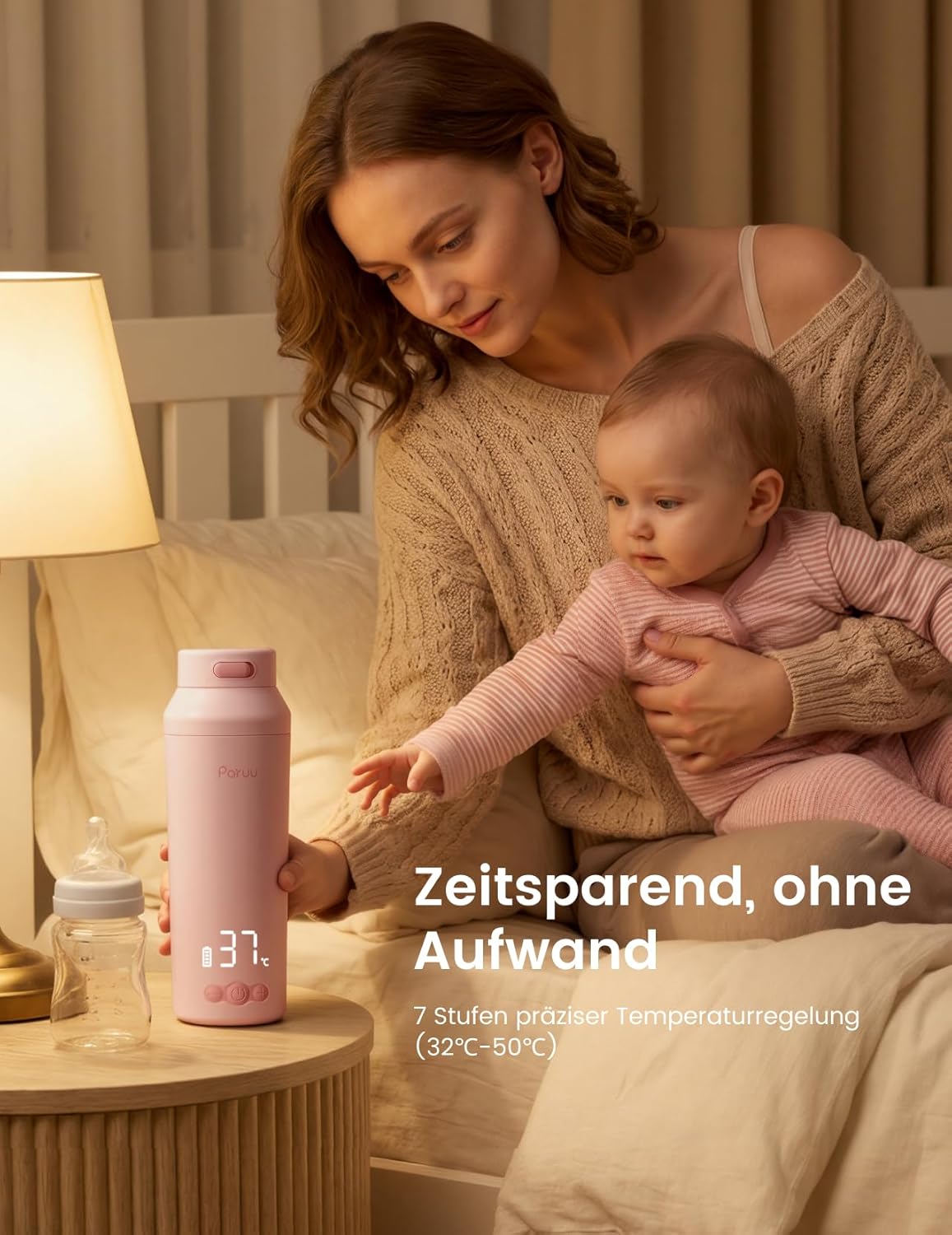 Tragbarer Flaschenwärmer für unterwegs