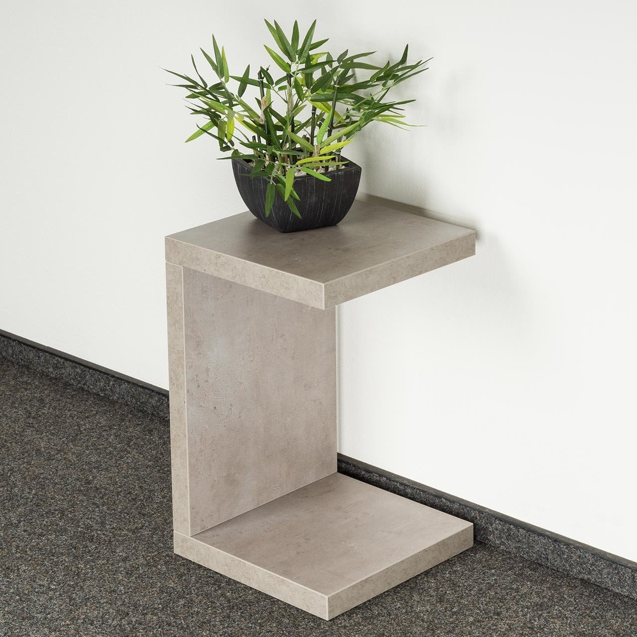 Beistelltisch Coco in Betonoptik (32 x 50 x 32 cm), Betonoptik