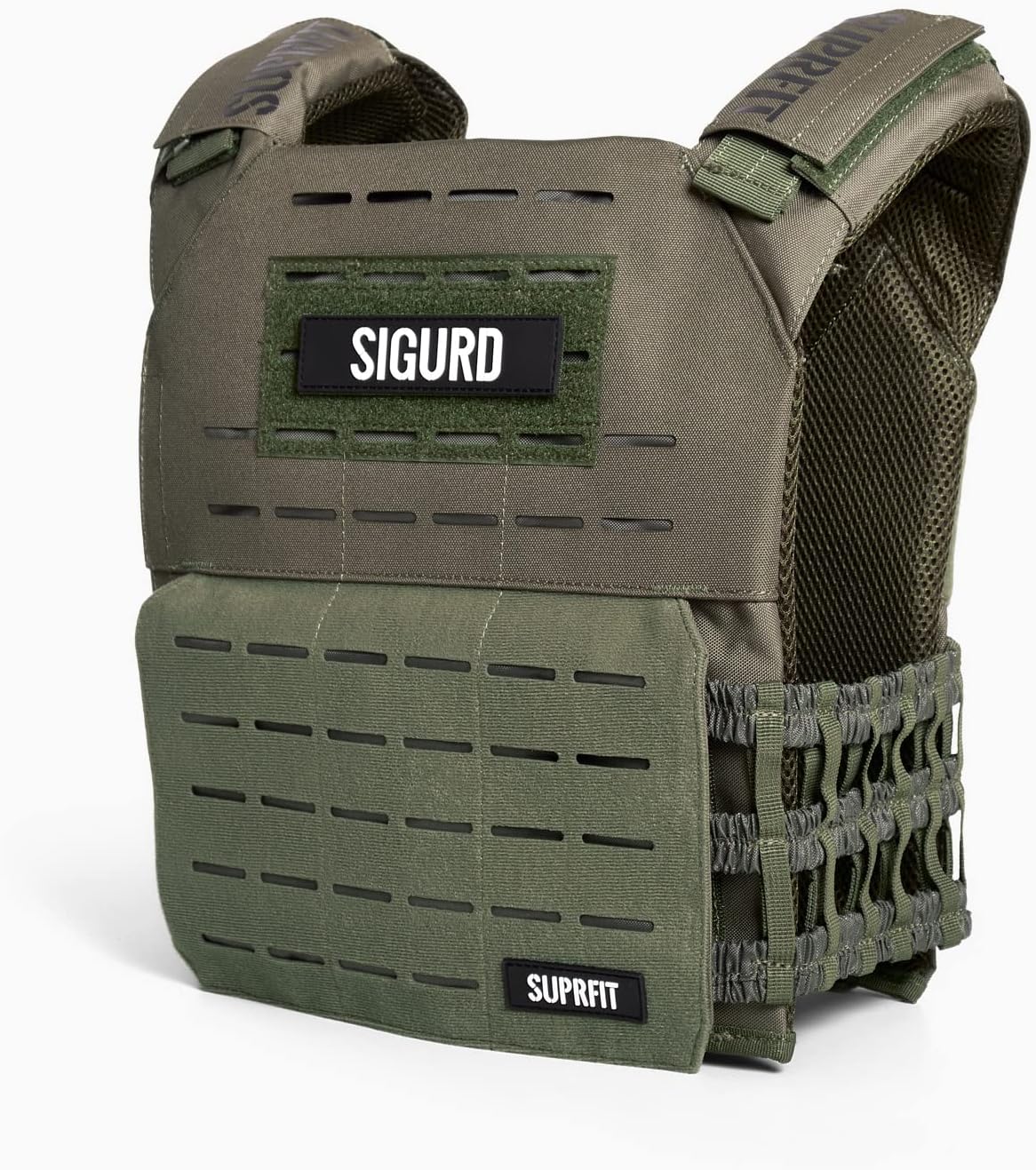 Sigurd 3D Gewichtsweste 2x2,6 kg, Olive 2 x 2,6kg