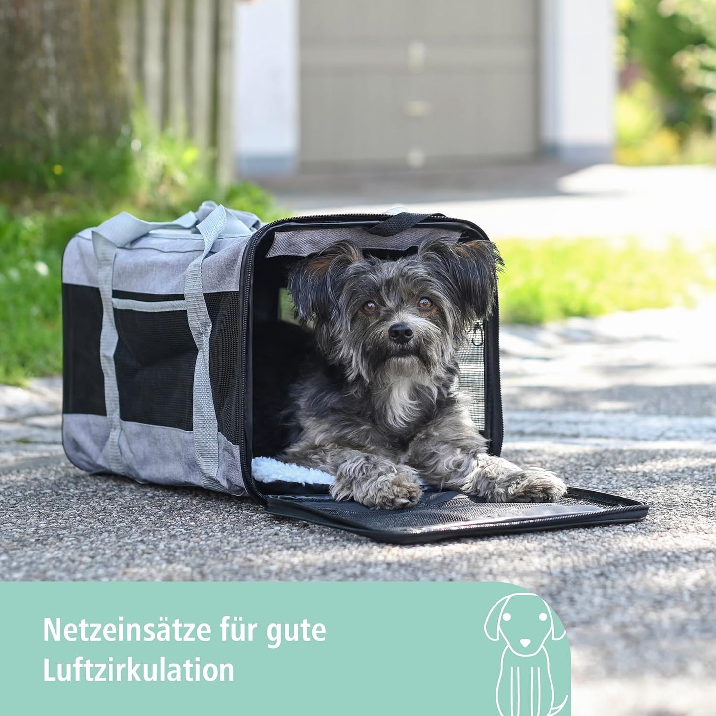 Tragetasche Casual, Grau L 41 x B 29 x H 28 cm