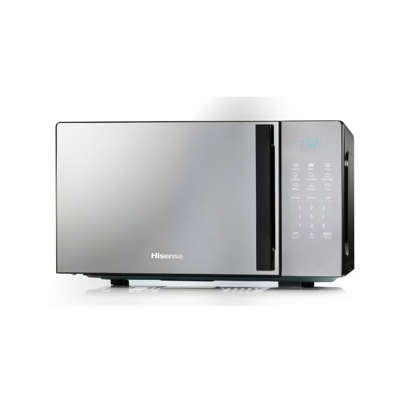Mikrowelle mit Grillfunktion, Silber 20 Liter