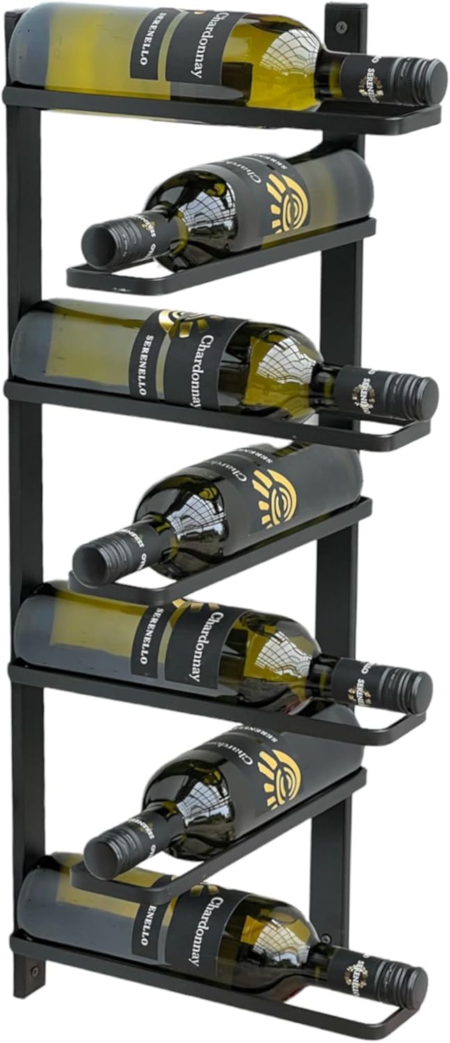 Eck-Weinregal für Wandmontage