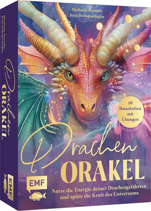 Drachen-Orakelkartenset, Taschenbuch