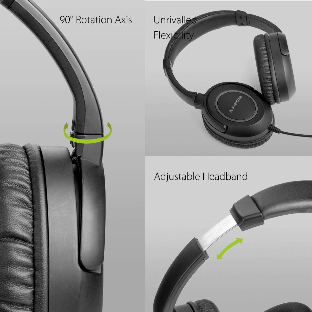 Over Ear TV Kopfhörer HF039 mit 5M Spiralkabel