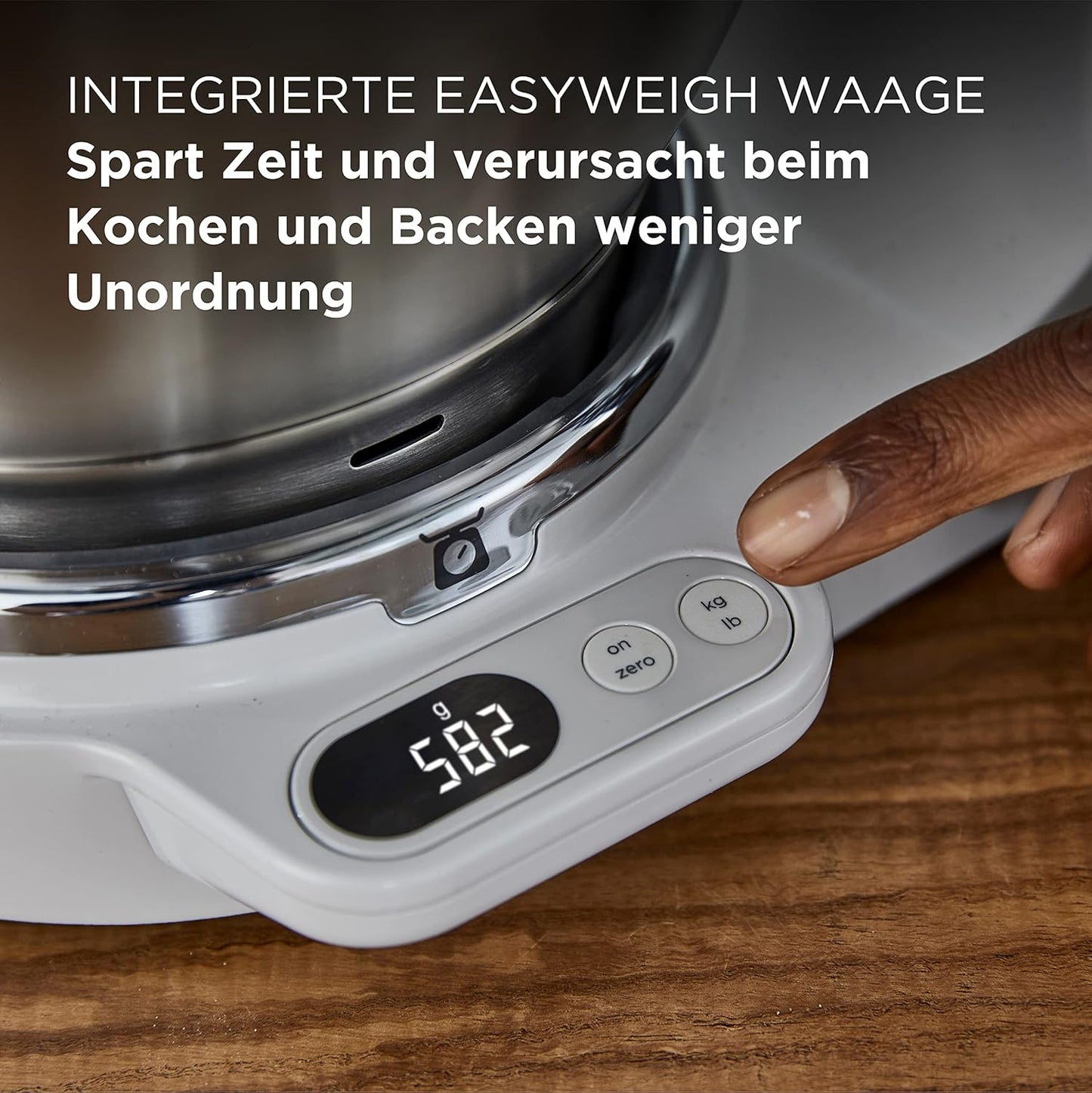 Titanium Chef Küchenmaschine mit Waage, 2 Schalen