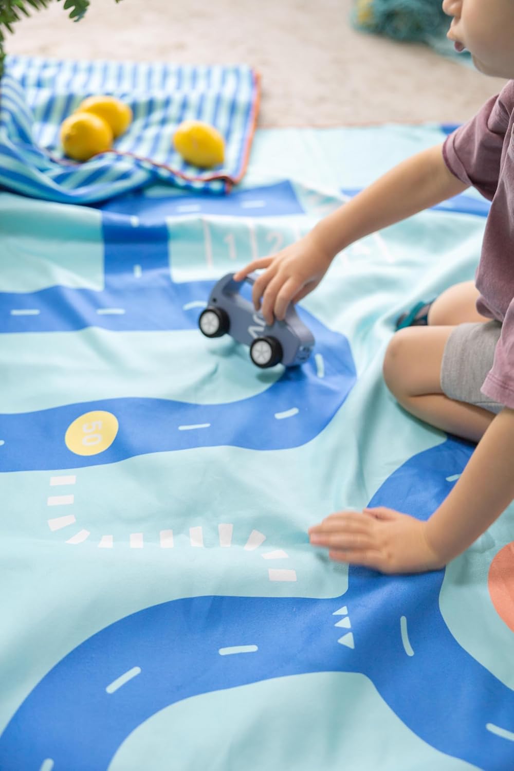 Strand- und Poolhandtuch für Kinder, Strasse L - 180 x 100cm