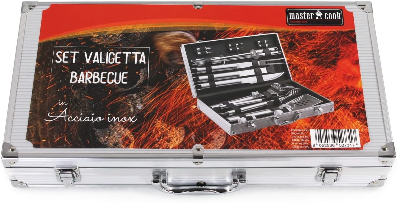Grillzubehör-Set aus Stahl