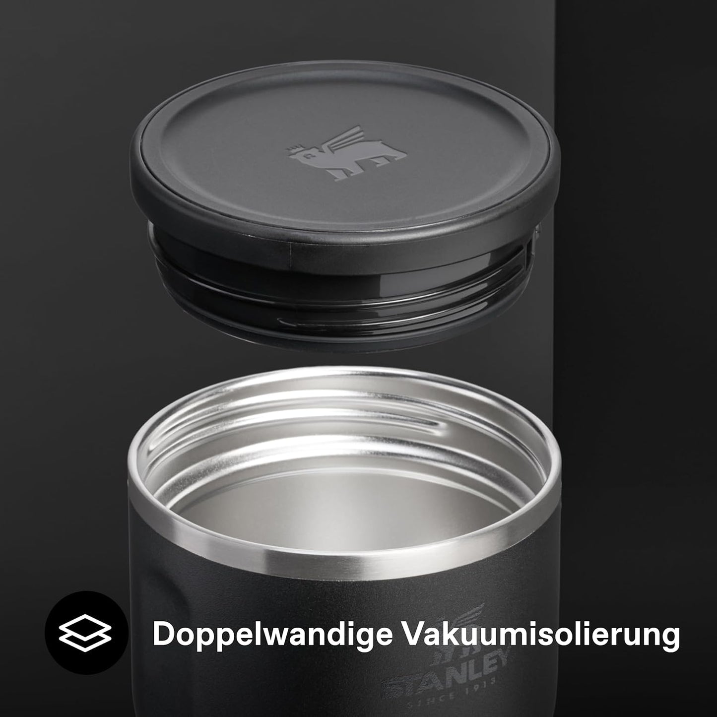 Adventure To-Go Food Jar, 0.35 l, 0.35 l Schwarz