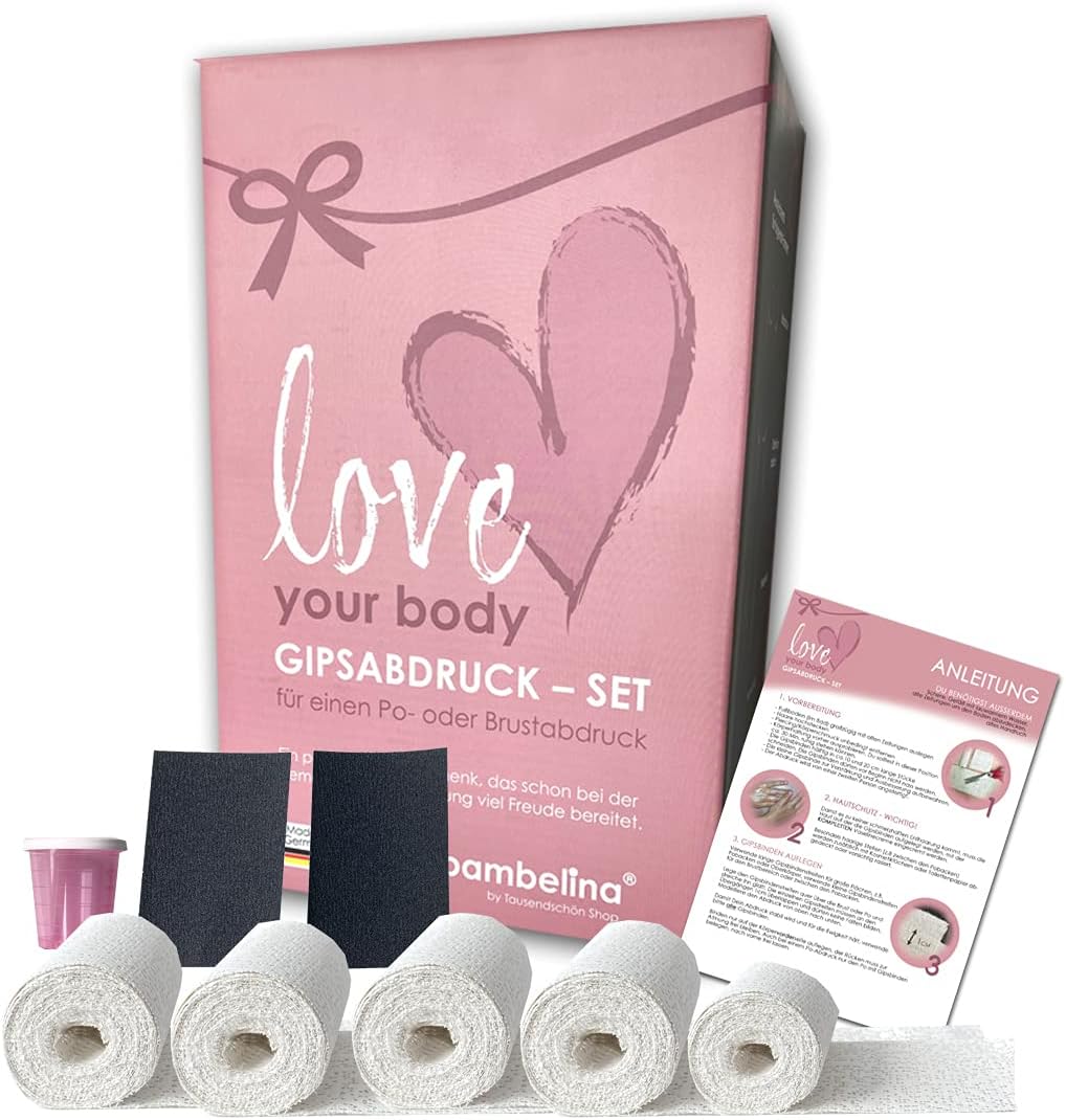 Gipsabdruck-Set für Paare (Brust oder Po)