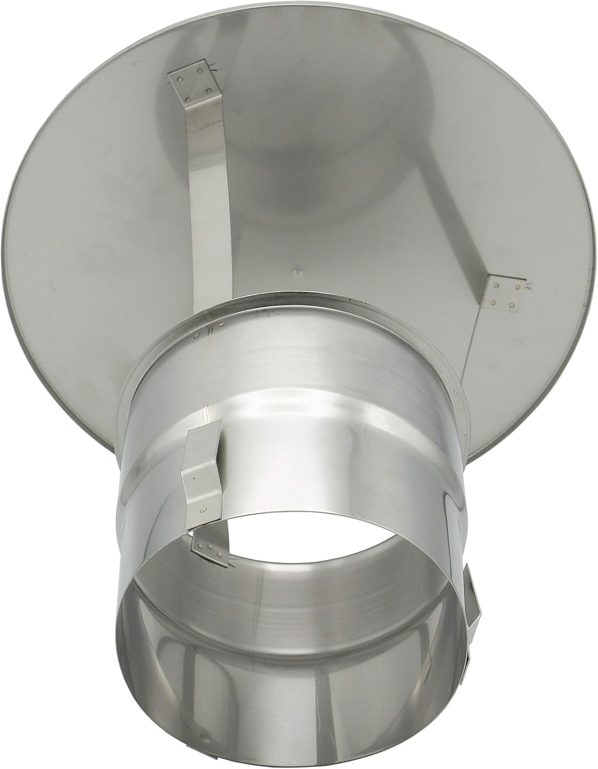 Regenhaube mit Einschub und Funkenschutz (120mm), mit Funkenschutz 120