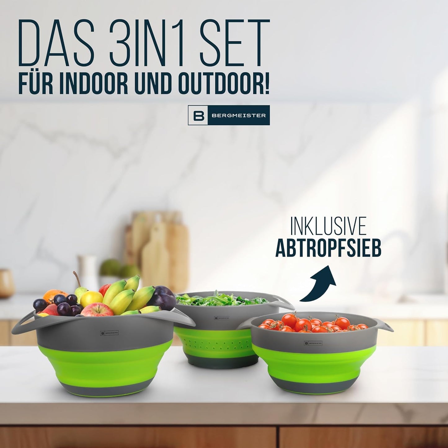 Faltbares Schüssel-Set