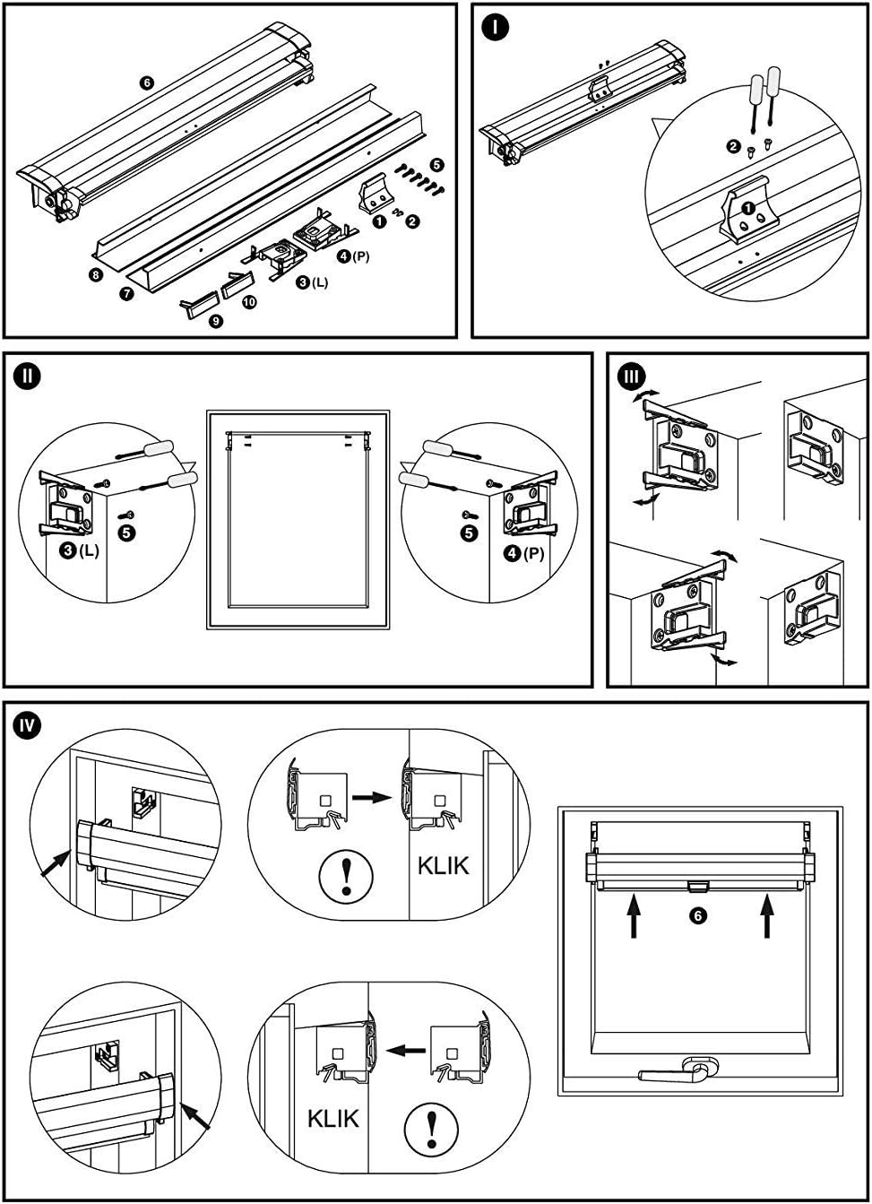 Thermo-Verdunkelungsrollo für Dachfenster, Fakro Hellgrau 78/98
