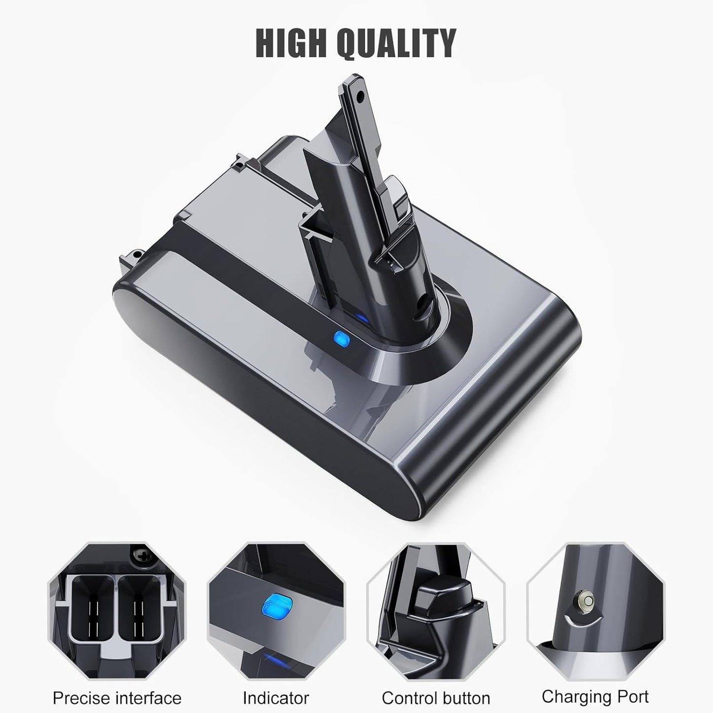 Akku für Dyson V7, V7-6000