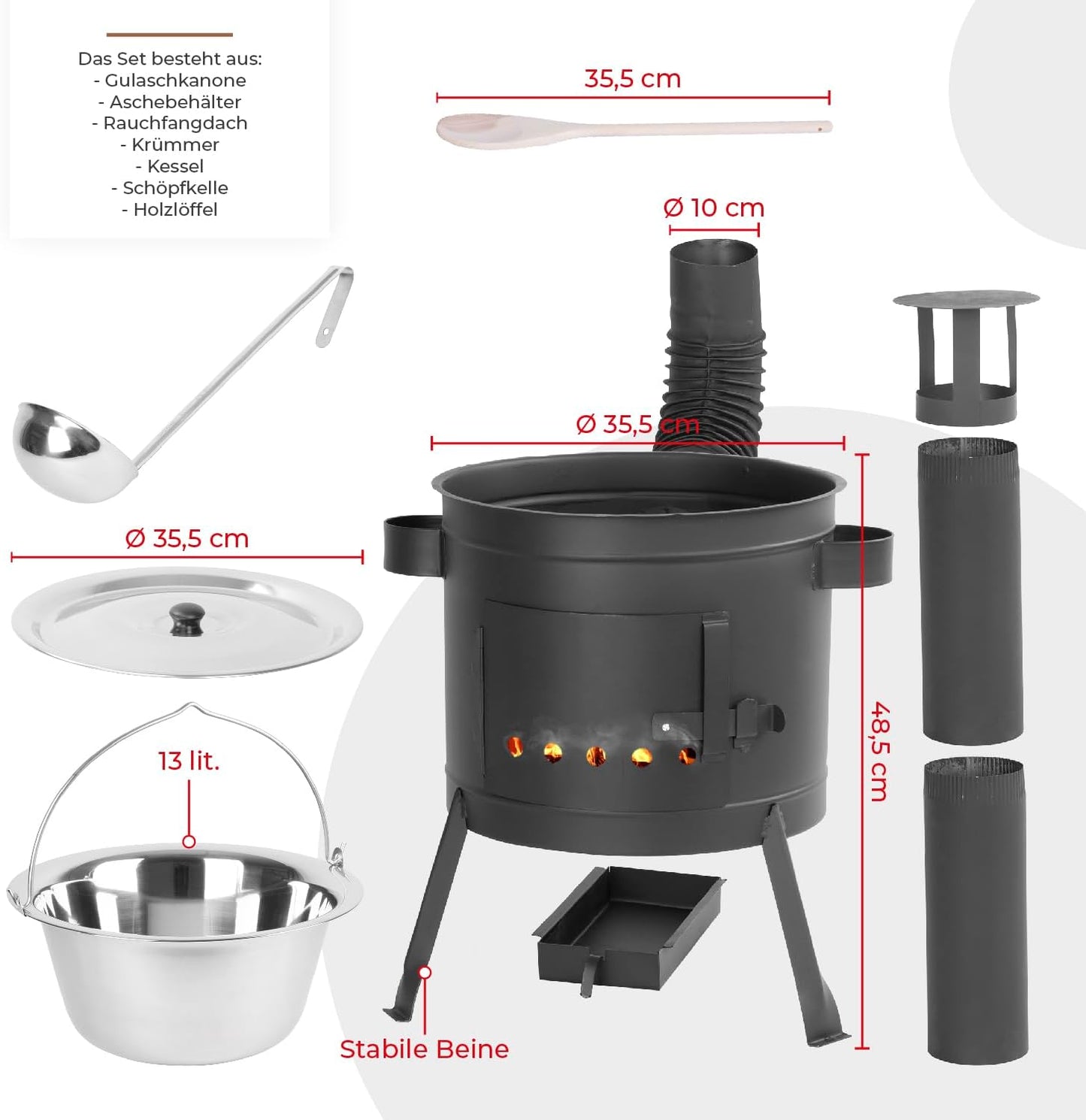 Gulaschkanone Camping-Kochset