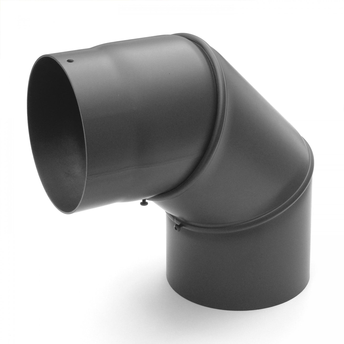 Rauchrohrbogen drehbar 0-90° (3-teilig, Ø 120 mm), 120 Gussgrau