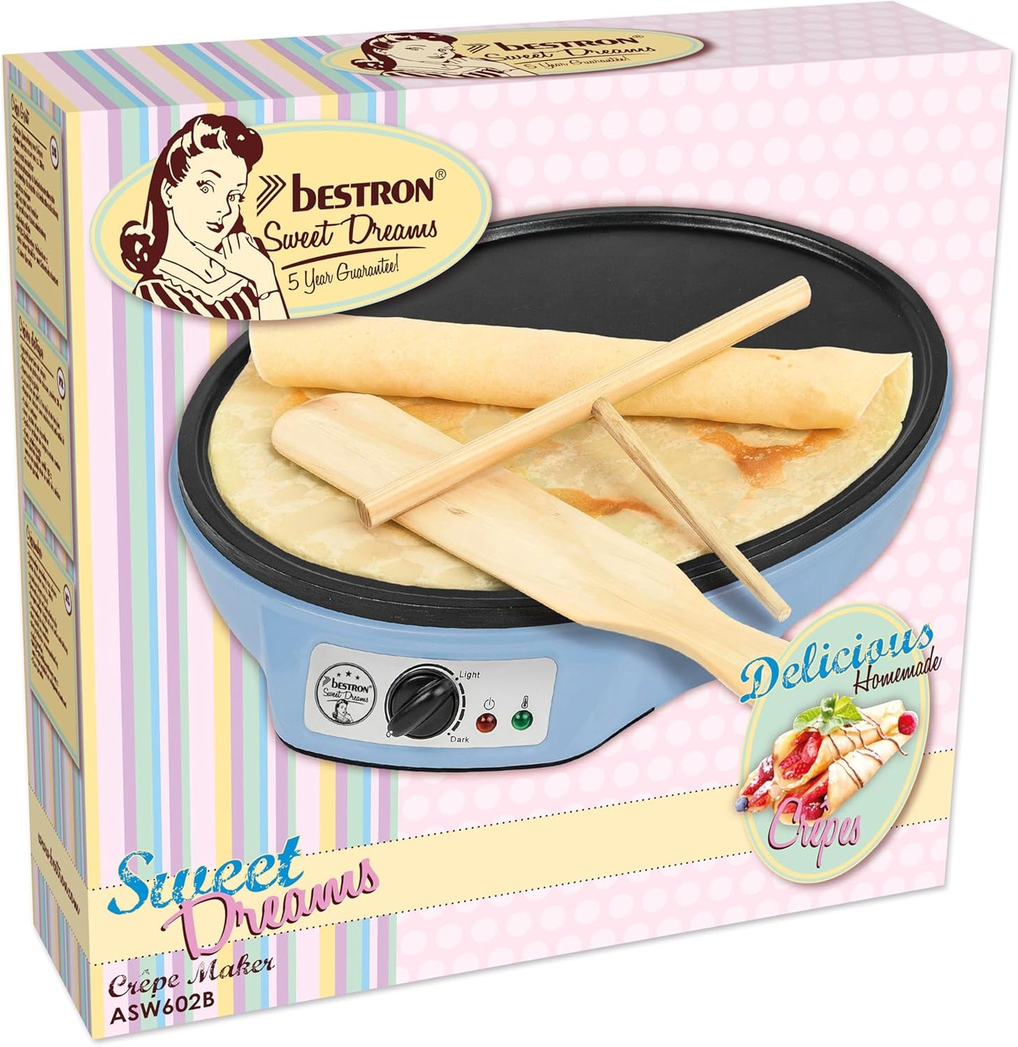 Crepemaker ASW602B, Blau